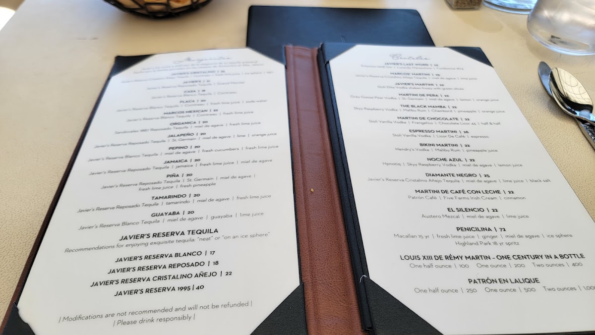 Javier's Restaurant - Newport Beach Menu - Image 4